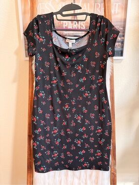 See You Monday Floral Body Con Dress